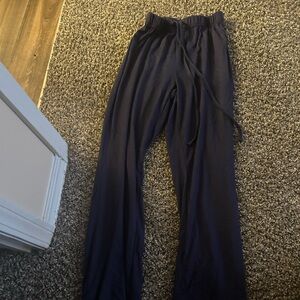 SHEIN Dark Blue Wide Leg Pants